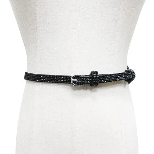 5 Row Rhinestone Embellished Belt