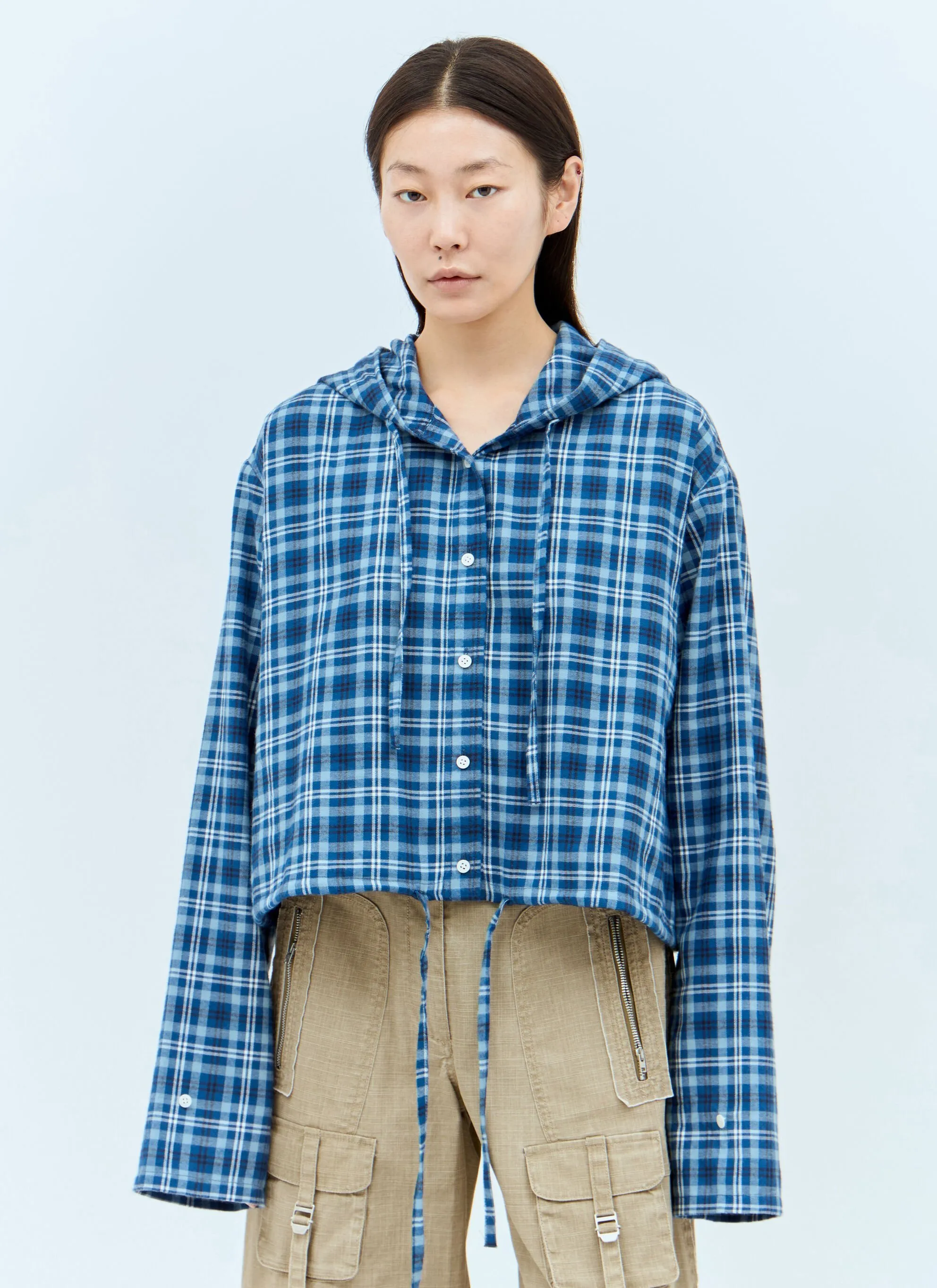 Acne Studios  |Other Plaid Patterns Casual Style Unisex Street Style