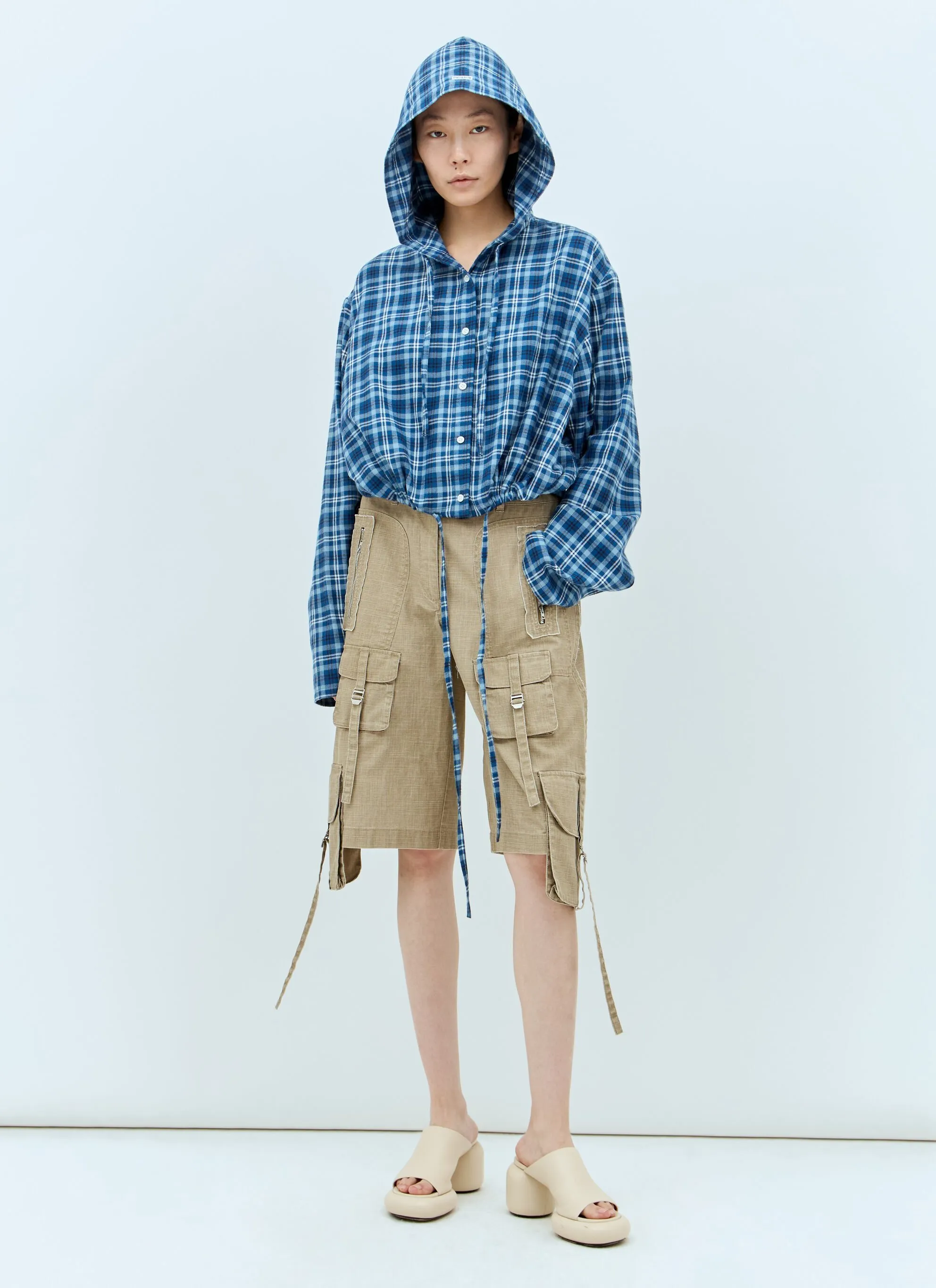 Acne Studios  |Other Plaid Patterns Casual Style Unisex Street Style