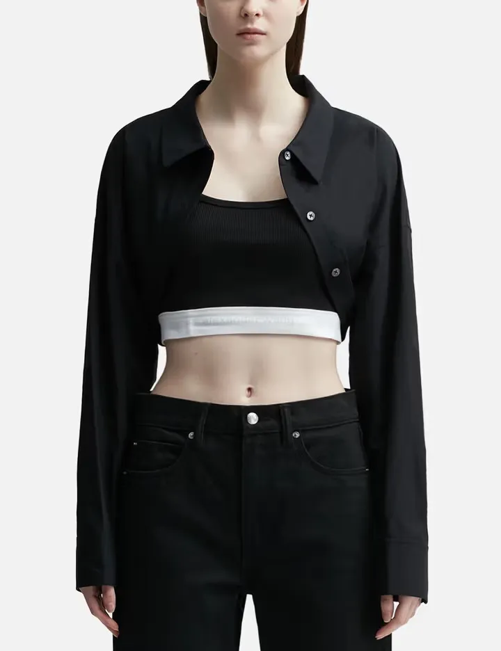 Alexander Wang  |Casual Style Blended Fabrics Sleeveless Street Style Plain