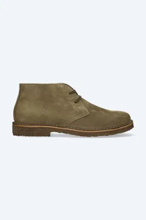 Astorflex suede shoes GREENFLE.001 men's green color