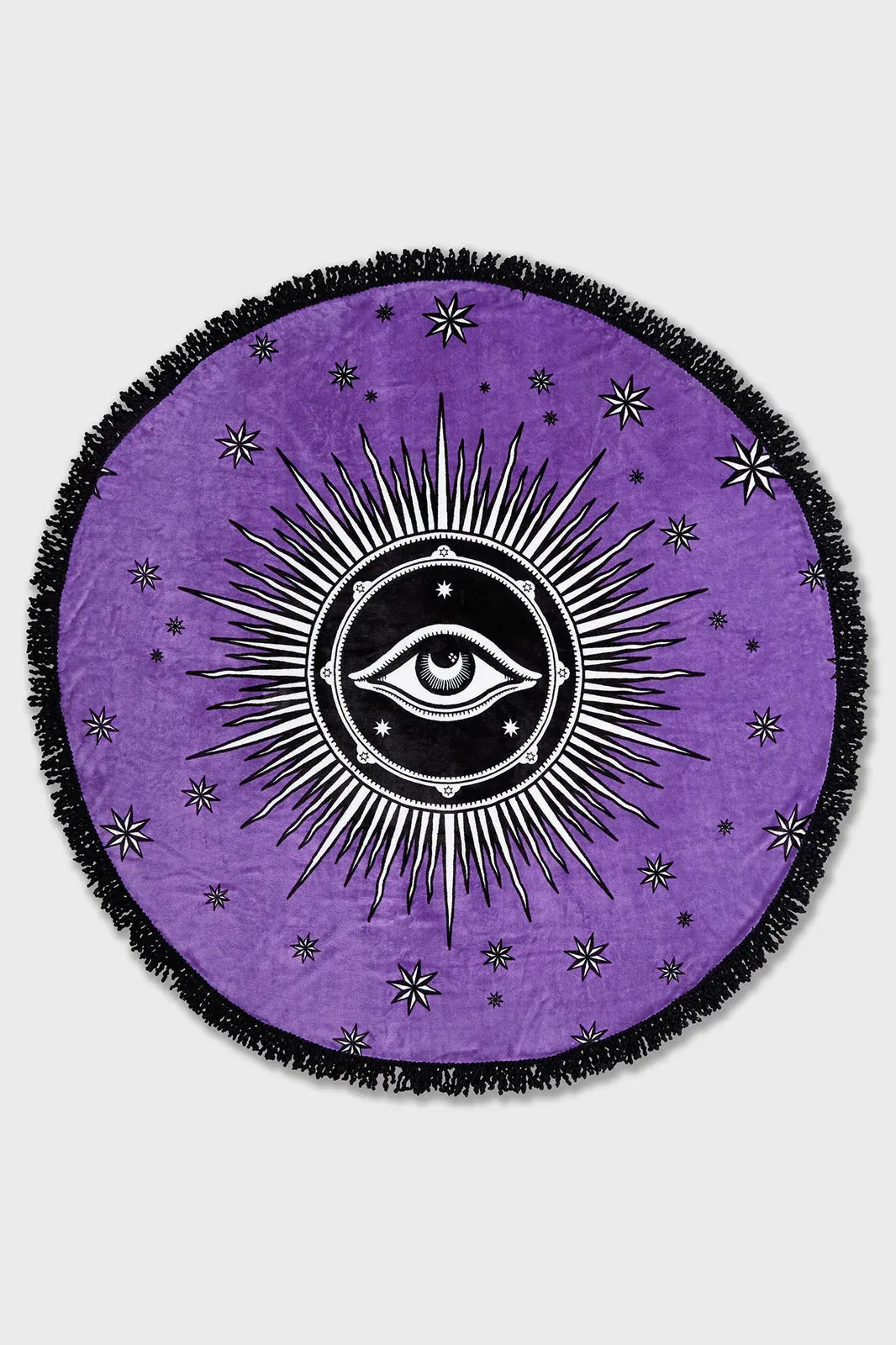 Astral Plexus Round Blanket