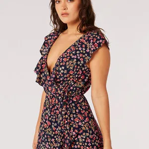 Azura Ruffle Wrap Dress