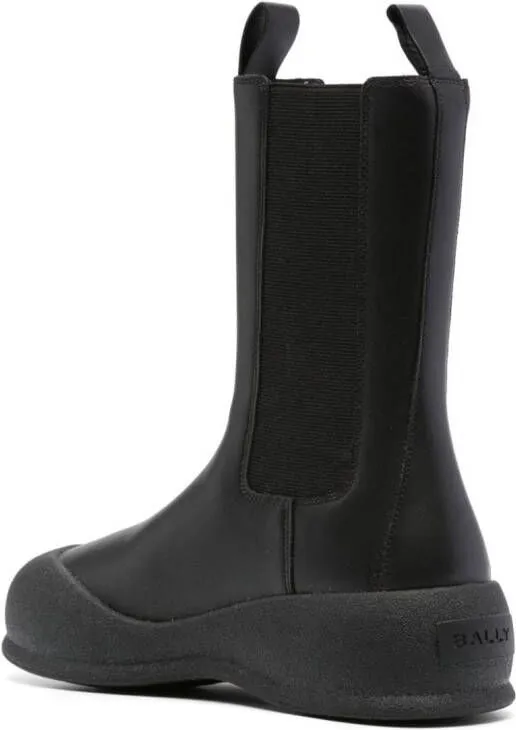 Bally leather Chelsea boots Black