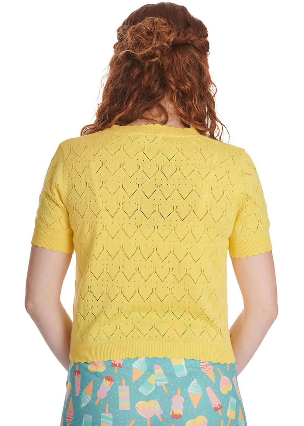 Banned Sweet Gardina 40's Jumper Yellow