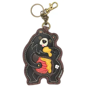 Black Bear Coin Purse and Key Chain