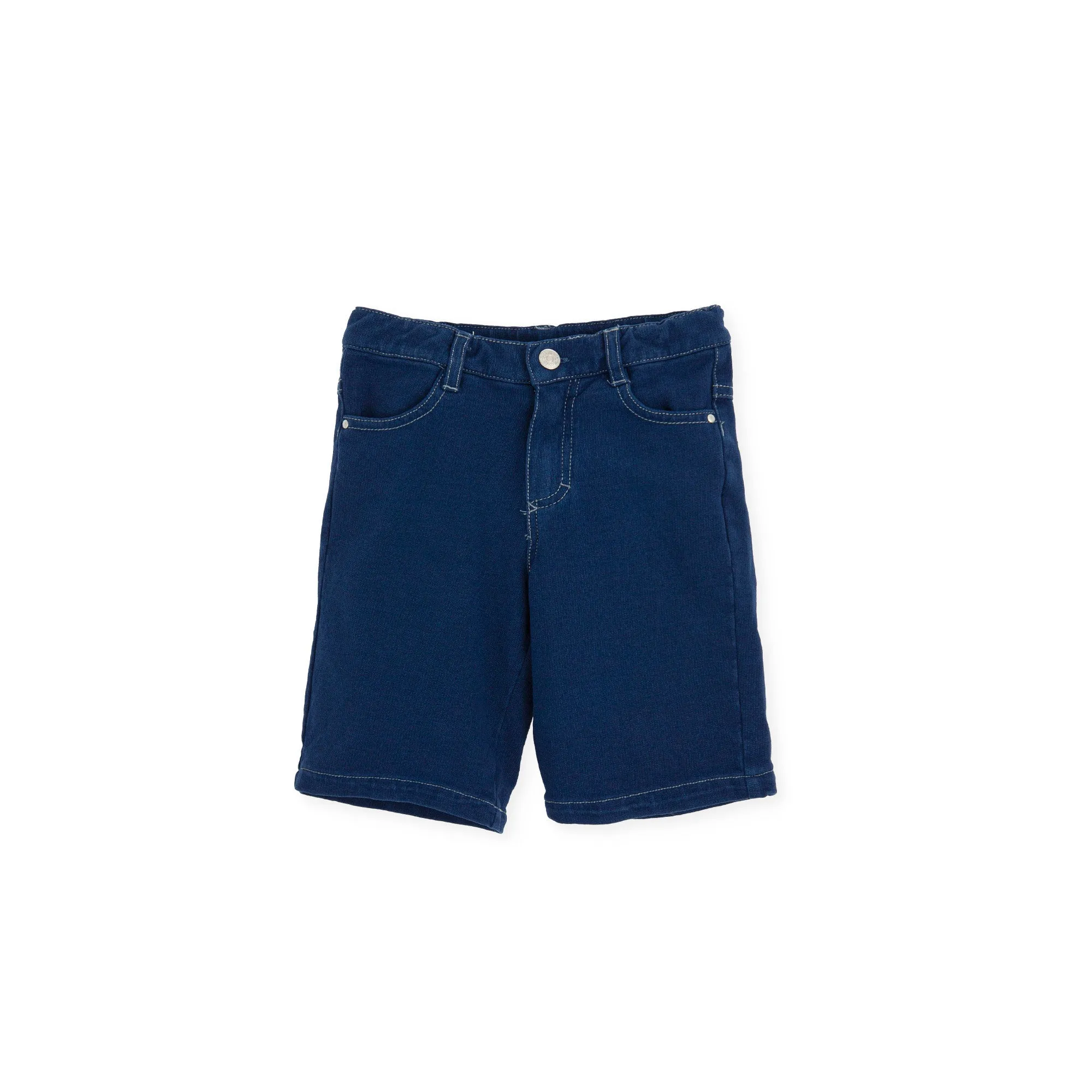 Boy Annie Bermuda Shorts-Indigo