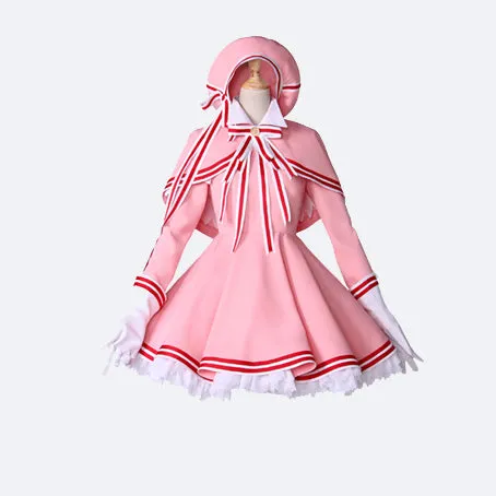 Card Captor - Sakura costume cosplay pink dress