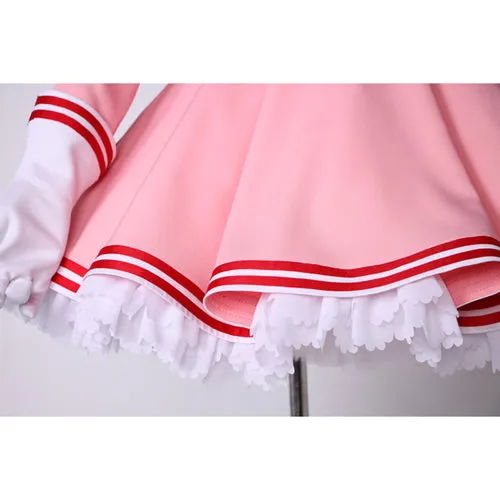 Card Captor - Sakura costume cosplay pink dress