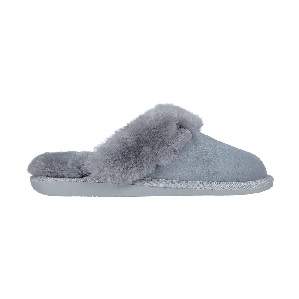 CASHMERE Sky Blue sheep slippers