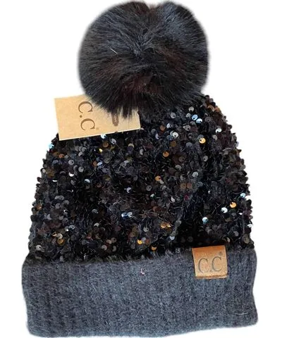 CC Beanies Women's Sequin Winter Beanie