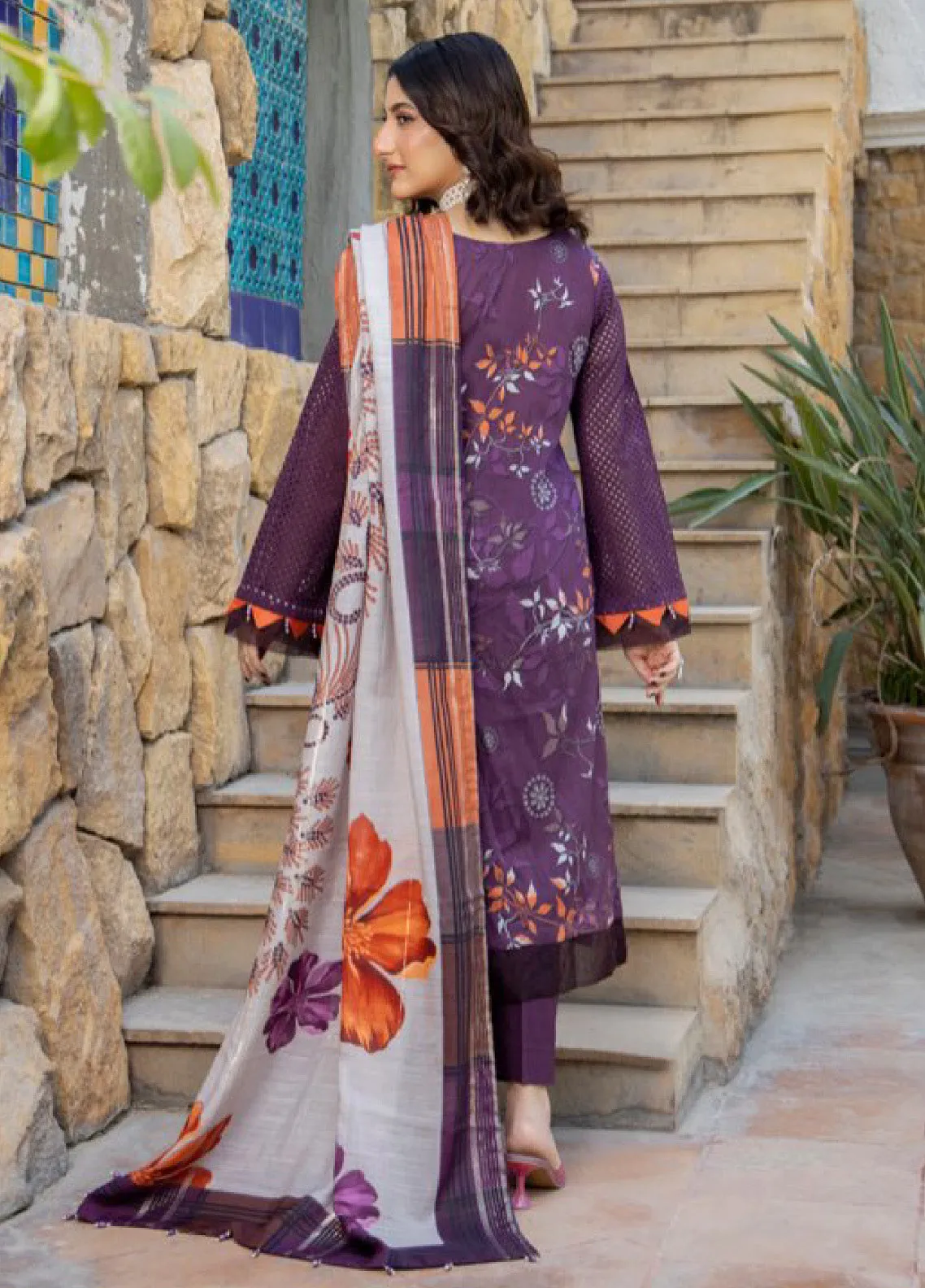 Chittyan Kalaiyaan By Schick Embroidered Lawn Unstitched 3 Piece Suit - SDH24CK 02