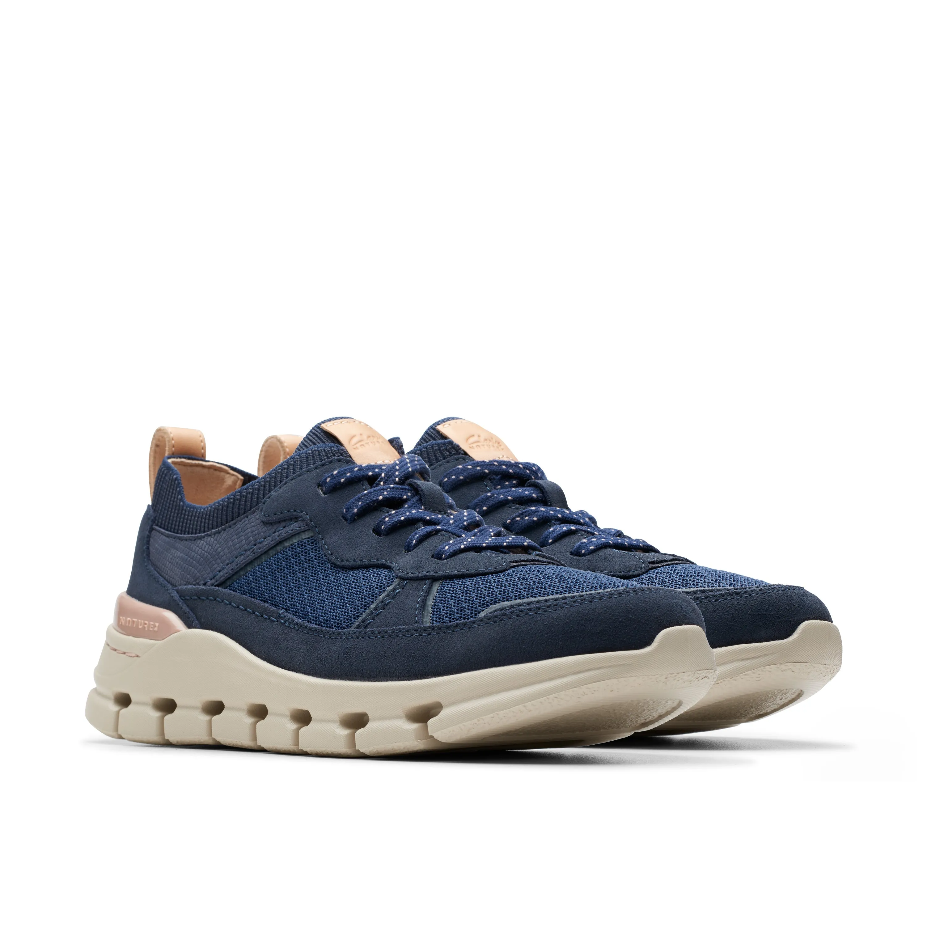 CLARKS | SNEAKERS MUJER | NATURE X COVE NAVY COMBI | AZUL