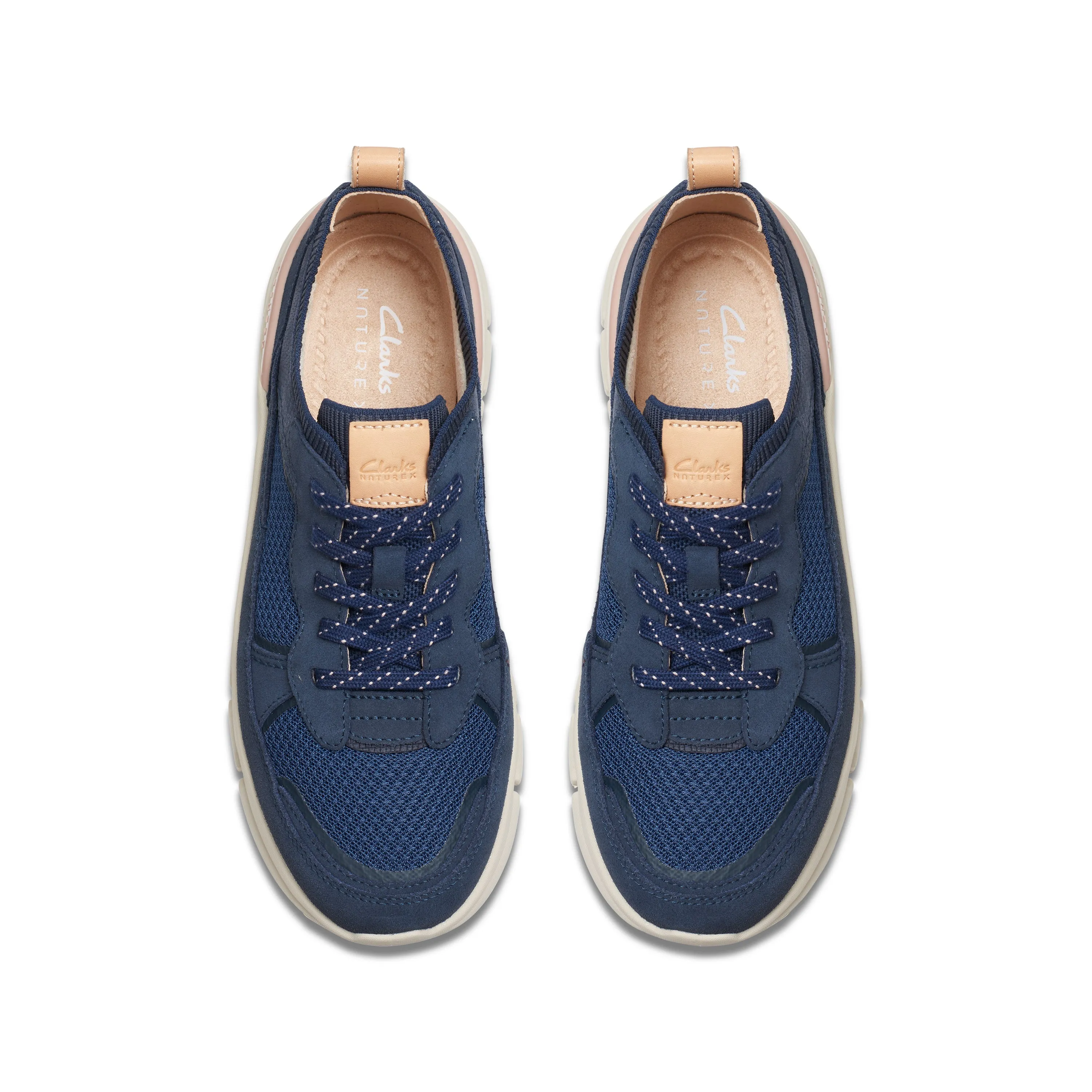 CLARKS | SNEAKERS MUJER | NATURE X COVE NAVY COMBI | AZUL