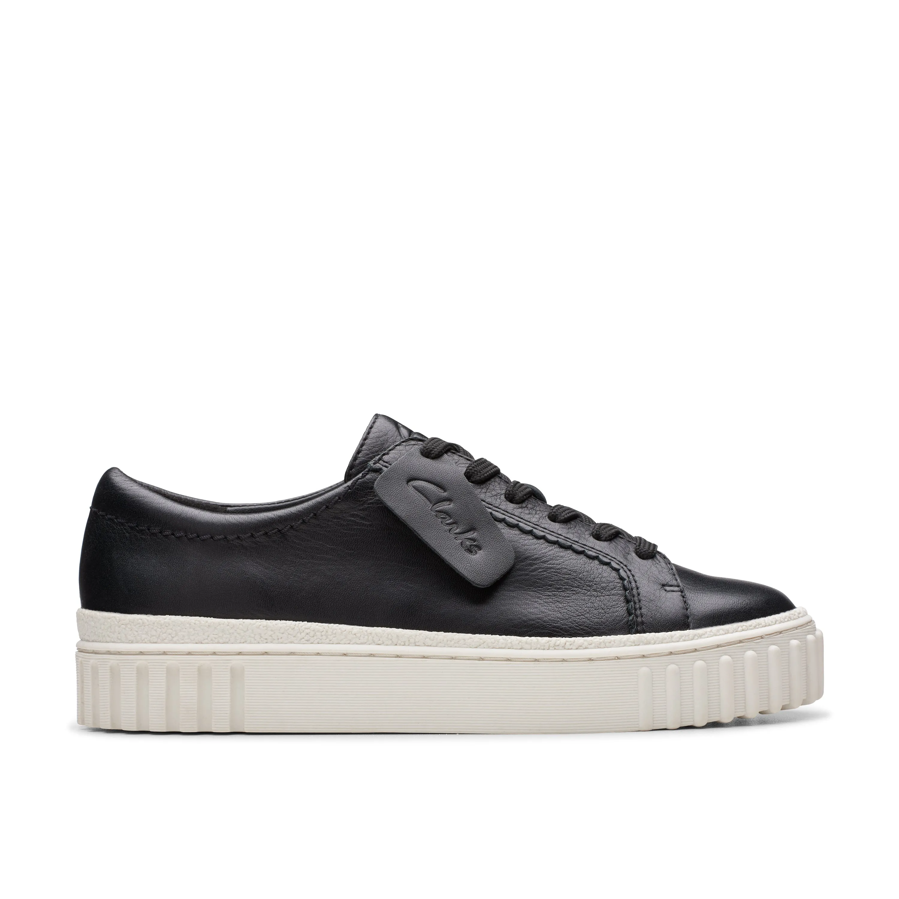 CLARKS | ZAPATOS CASUAL MUJER | MAYHILL WALK BLACK LEATHER | NEGRO