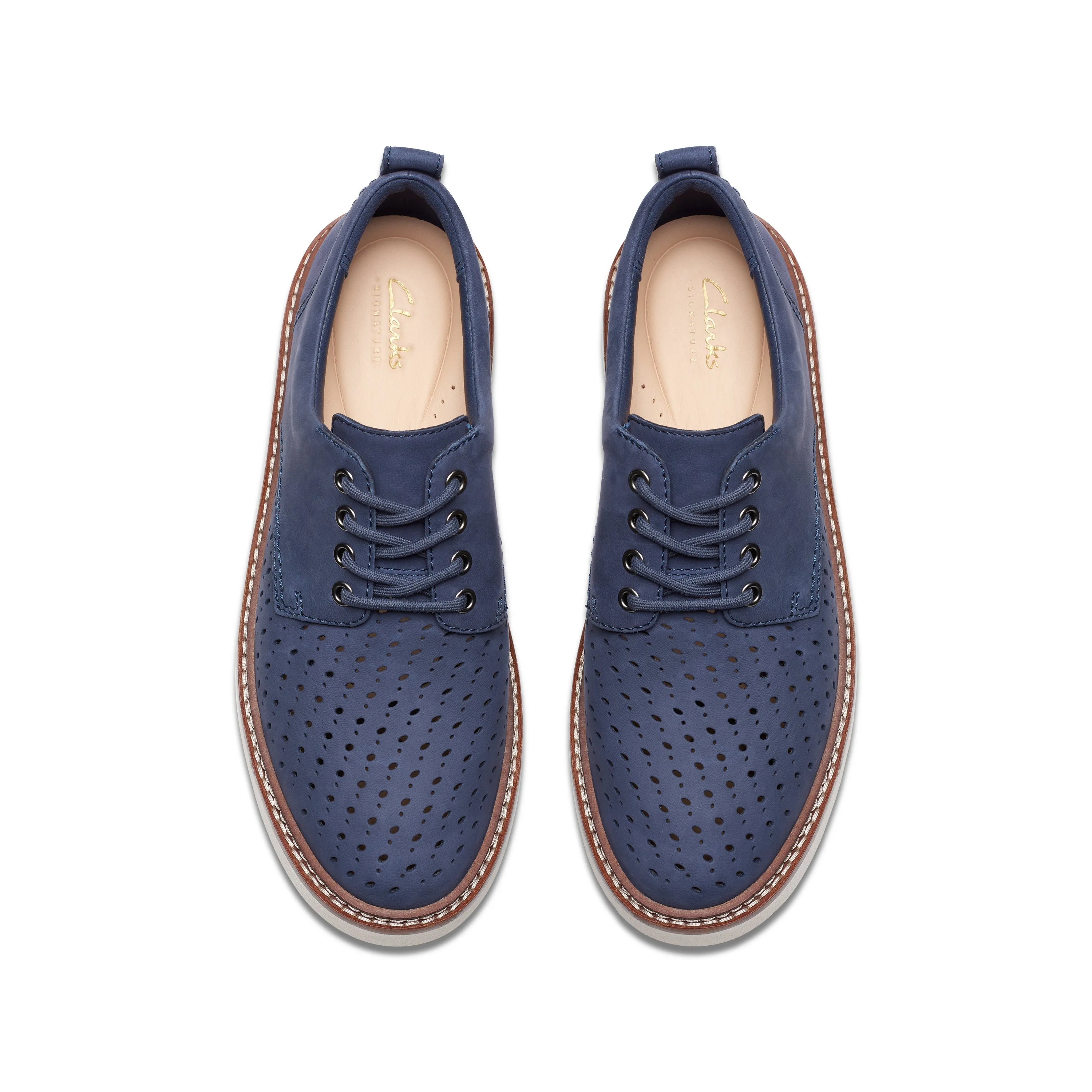 CLARKS | ZAPATOS CASUAL MUJER | ORIANNAW MOVE NAVY NUBUCK | AZUL