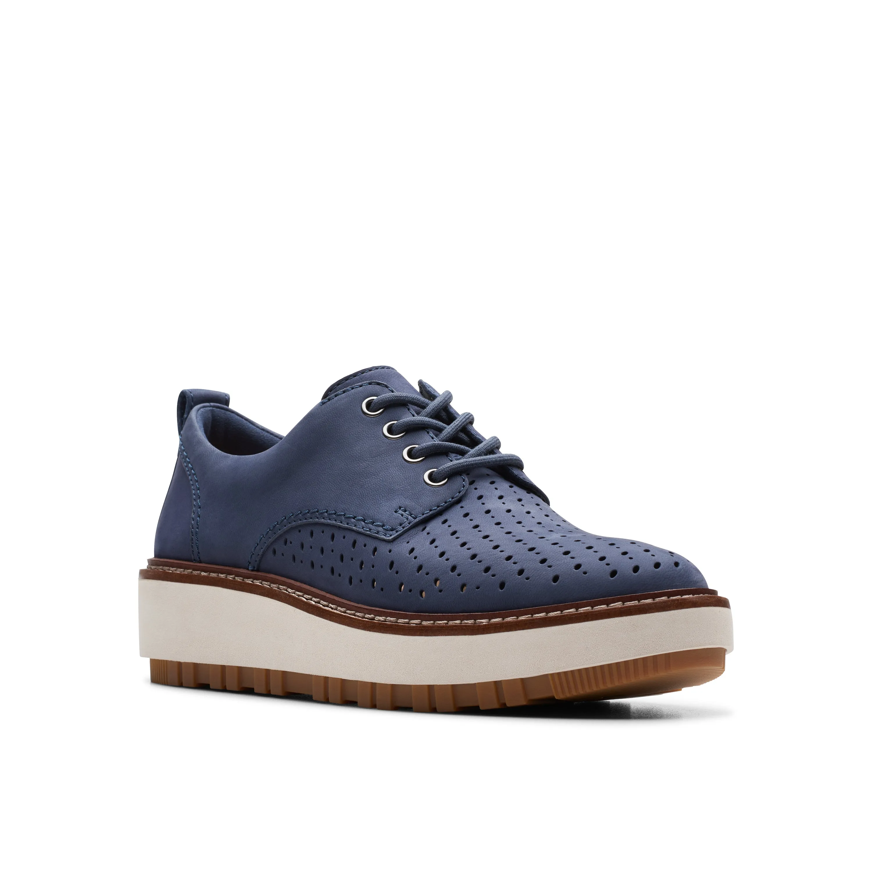 CLARKS | ZAPATOS CASUAL MUJER | ORIANNAW MOVE NAVY NUBUCK | AZUL