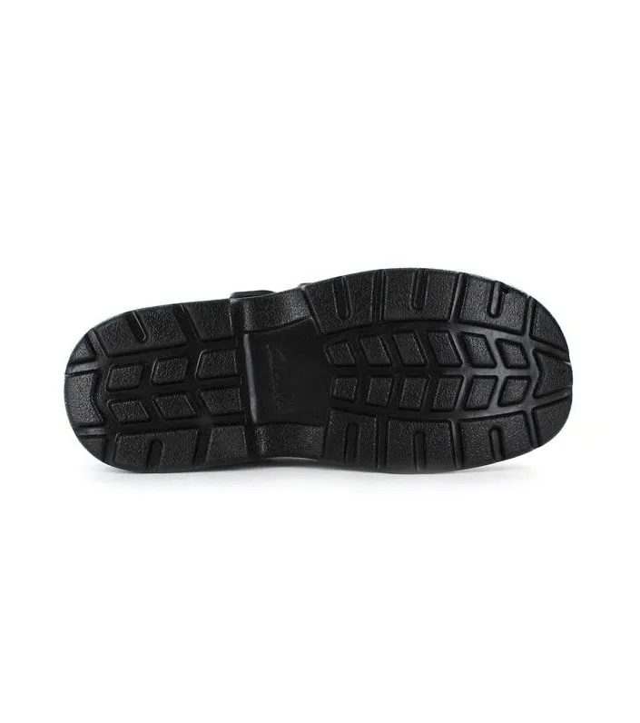 clarks lochie (wide) junior kids black