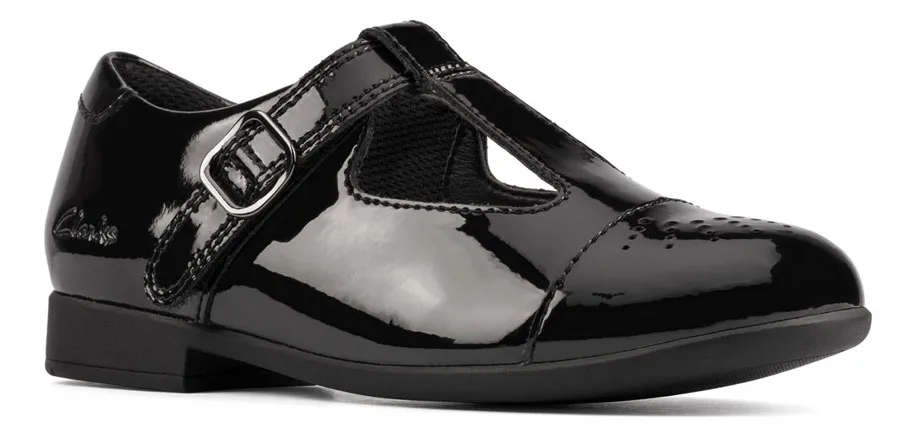 Clarks SCALA SPIRIT BLACK PATENT