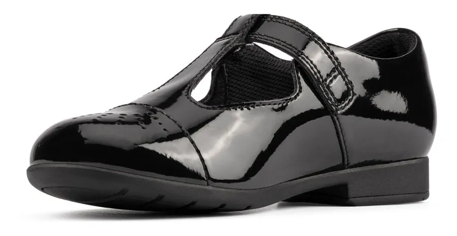 Clarks SCALA SPIRIT BLACK PATENT