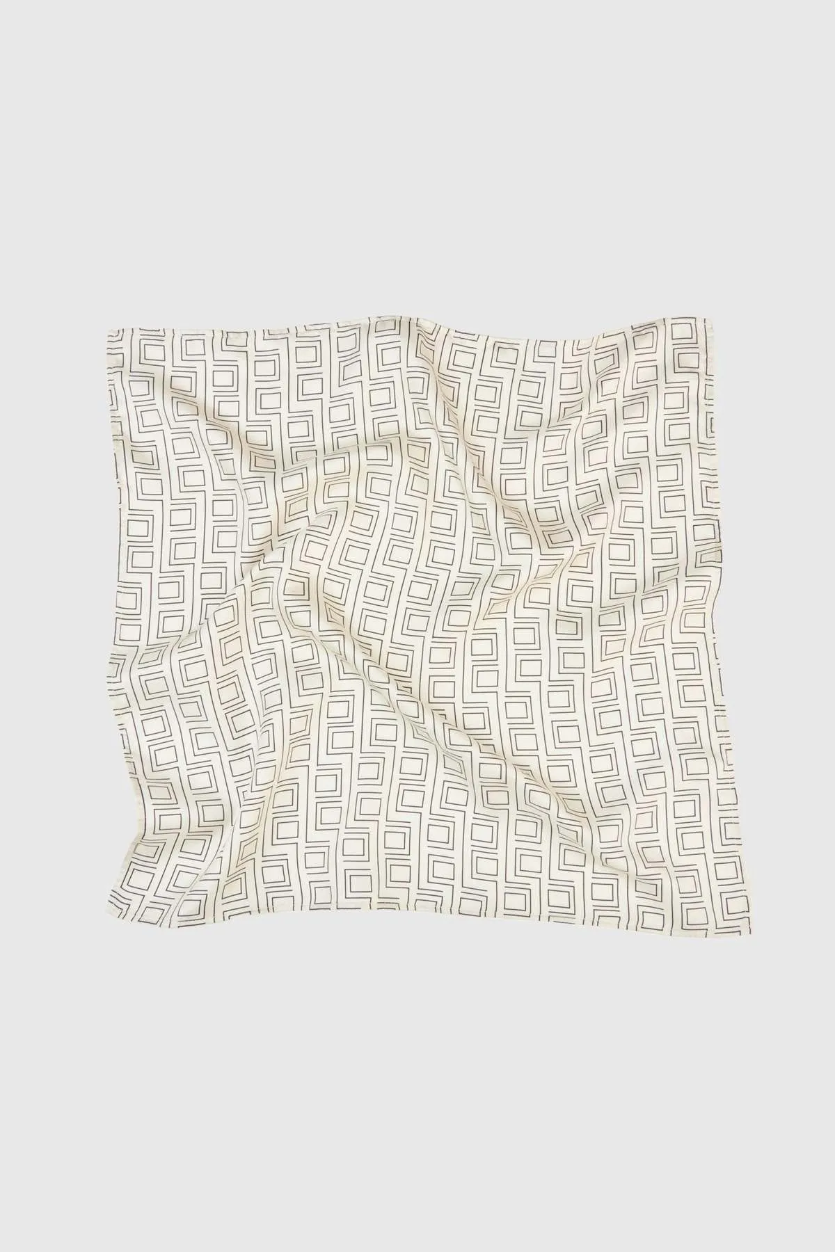 dalthelabel Monogram Silk Scarf