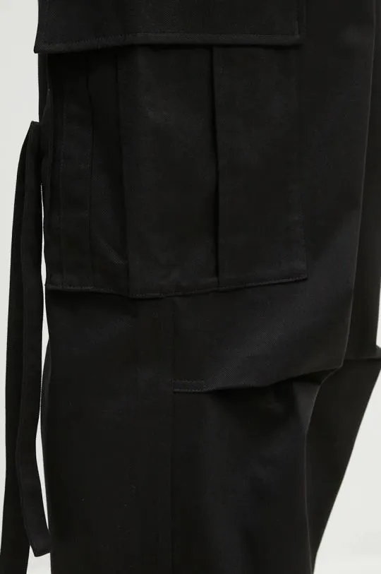 DARKPARK cotton trousers Saint black color MTR19.FAC48.0099