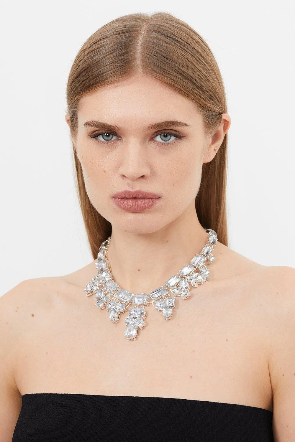 Diamante Statement Necklace | Karen Millen