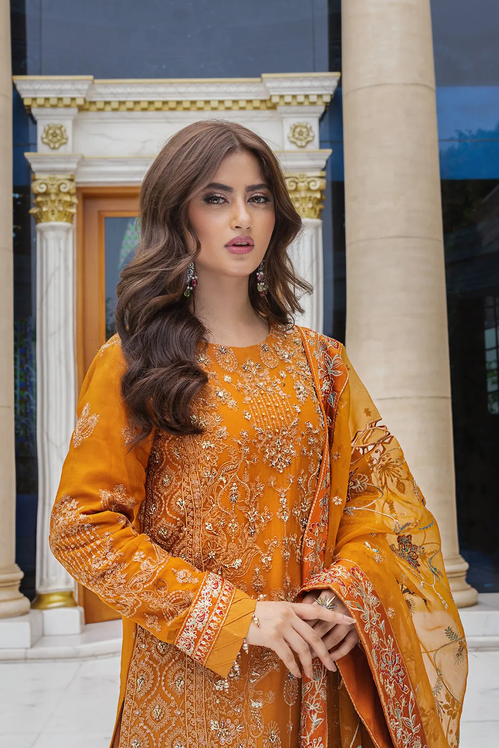 Emaan Adeel Ishq-e-Aatish Luxury Chiffon 3Pc Suit AT-02 ROOHI