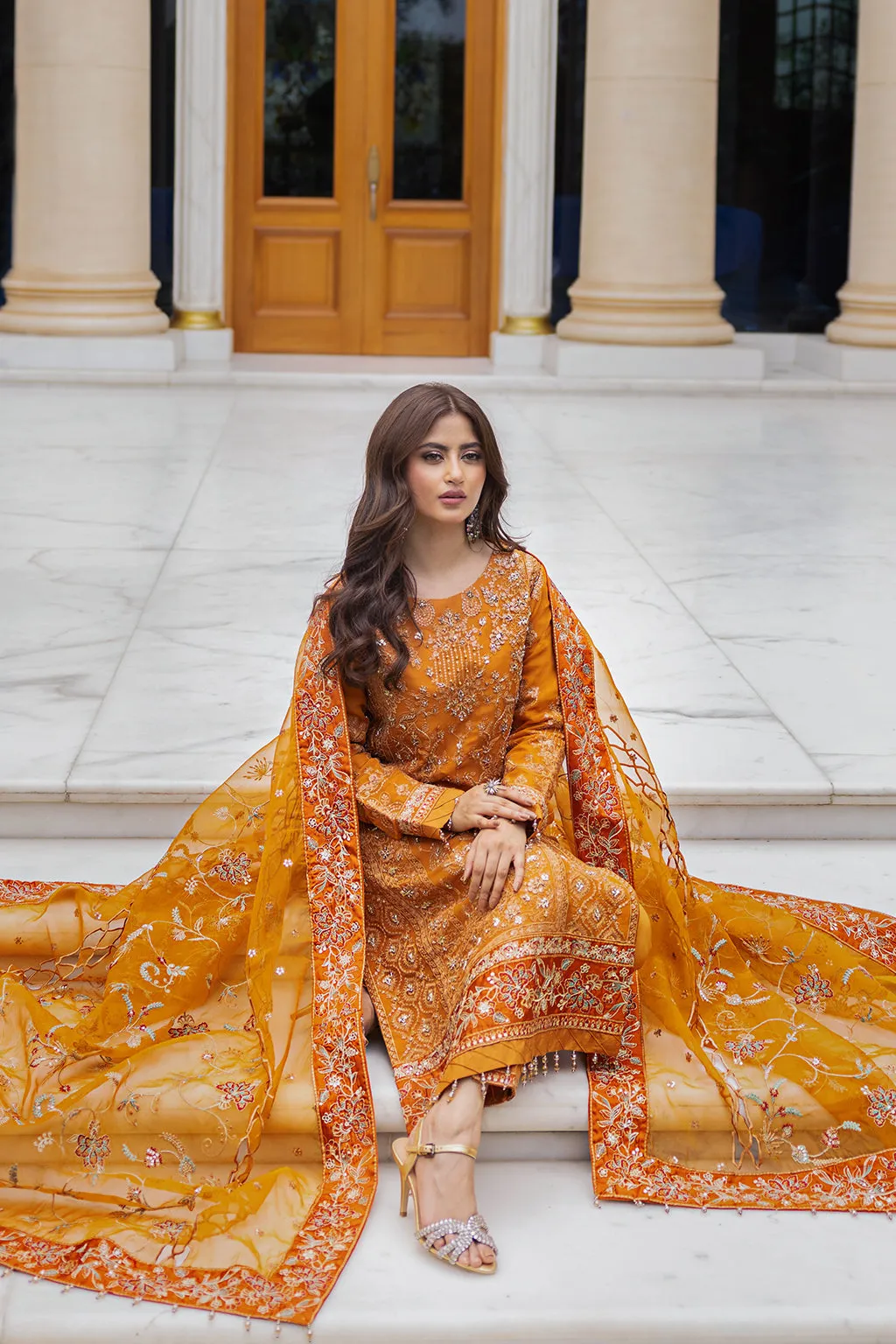 Emaan Adeel Ishq-e-Aatish Luxury Chiffon 3Pc Suit AT-02 ROOHI