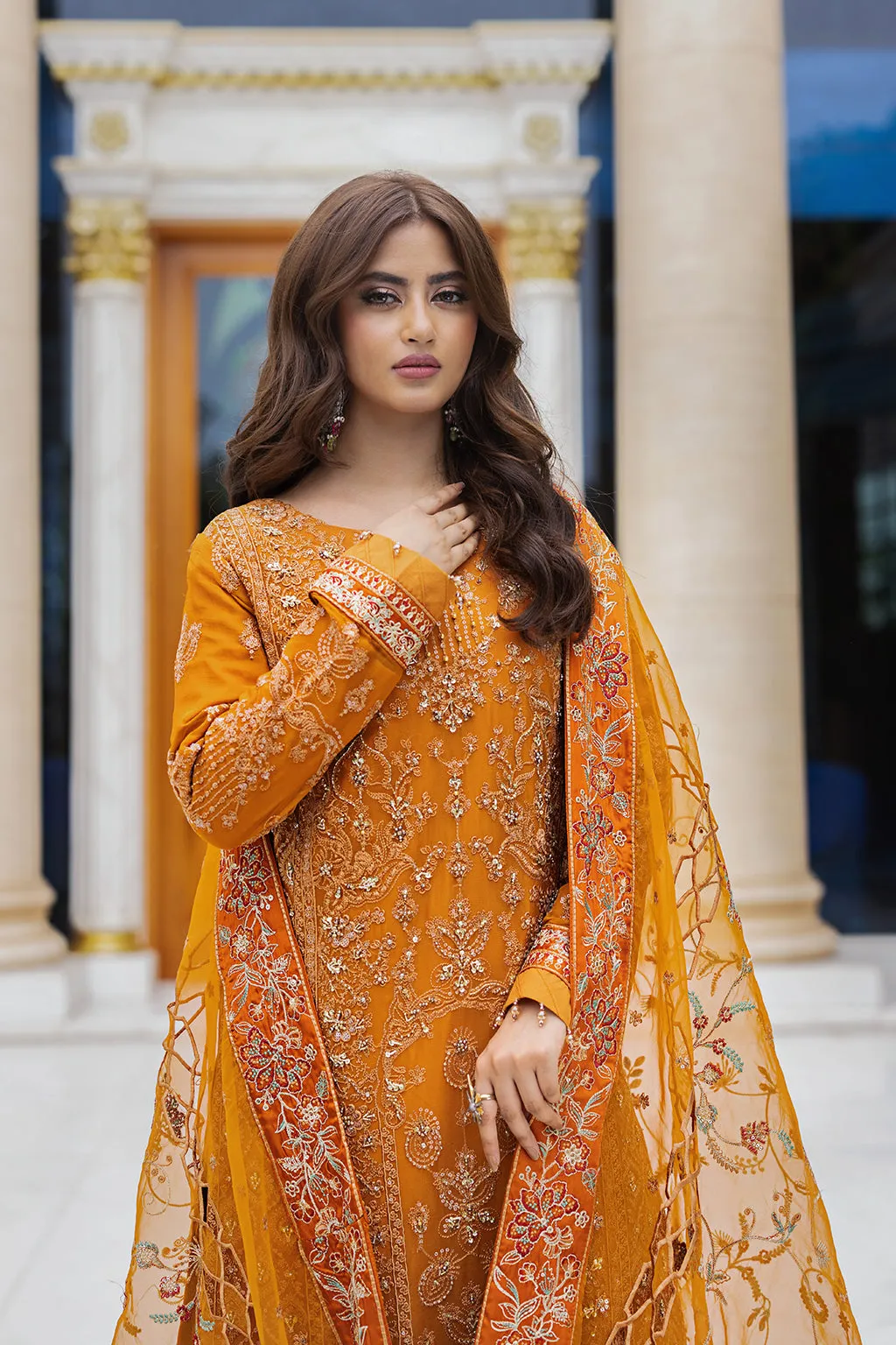 Emaan Adeel Ishq-e-Aatish Luxury Chiffon 3Pc Suit AT-02 ROOHI