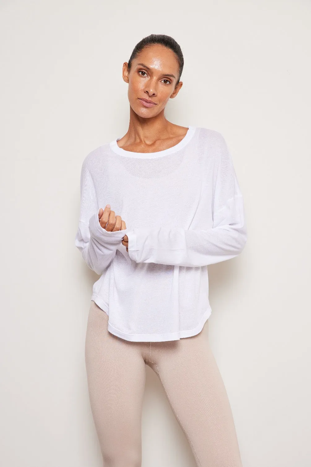 EQMT Favorite Jersey Oversized Long Sleeve Top