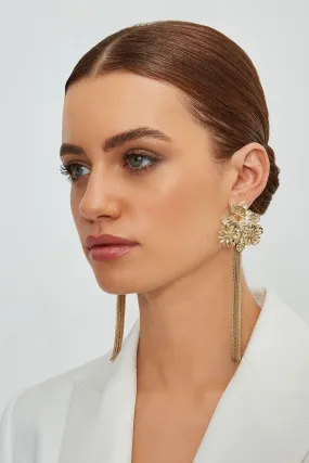 Flower Tassel Earrings | Karen Millen