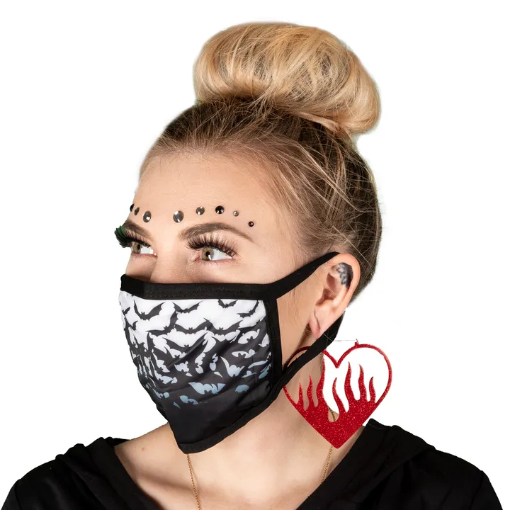 Fly Me Bats Face Mask