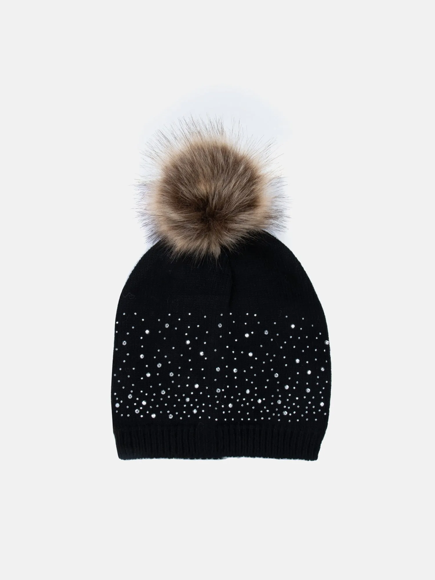 Fur Pom Pom  Beanie