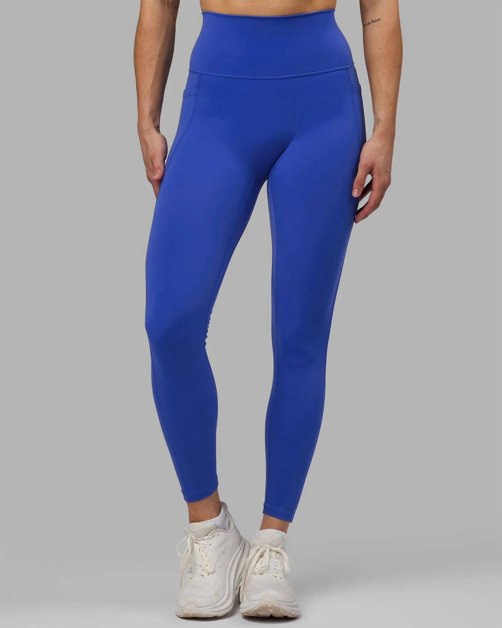 Fusion Full Length Leggings - Power Cobalt