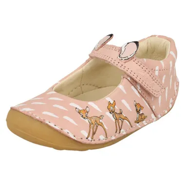 Girls Clarks Disney's Bambie Detailed Shoes - Tiny Deer T