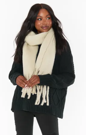 Greta Scarf ~ Ivory