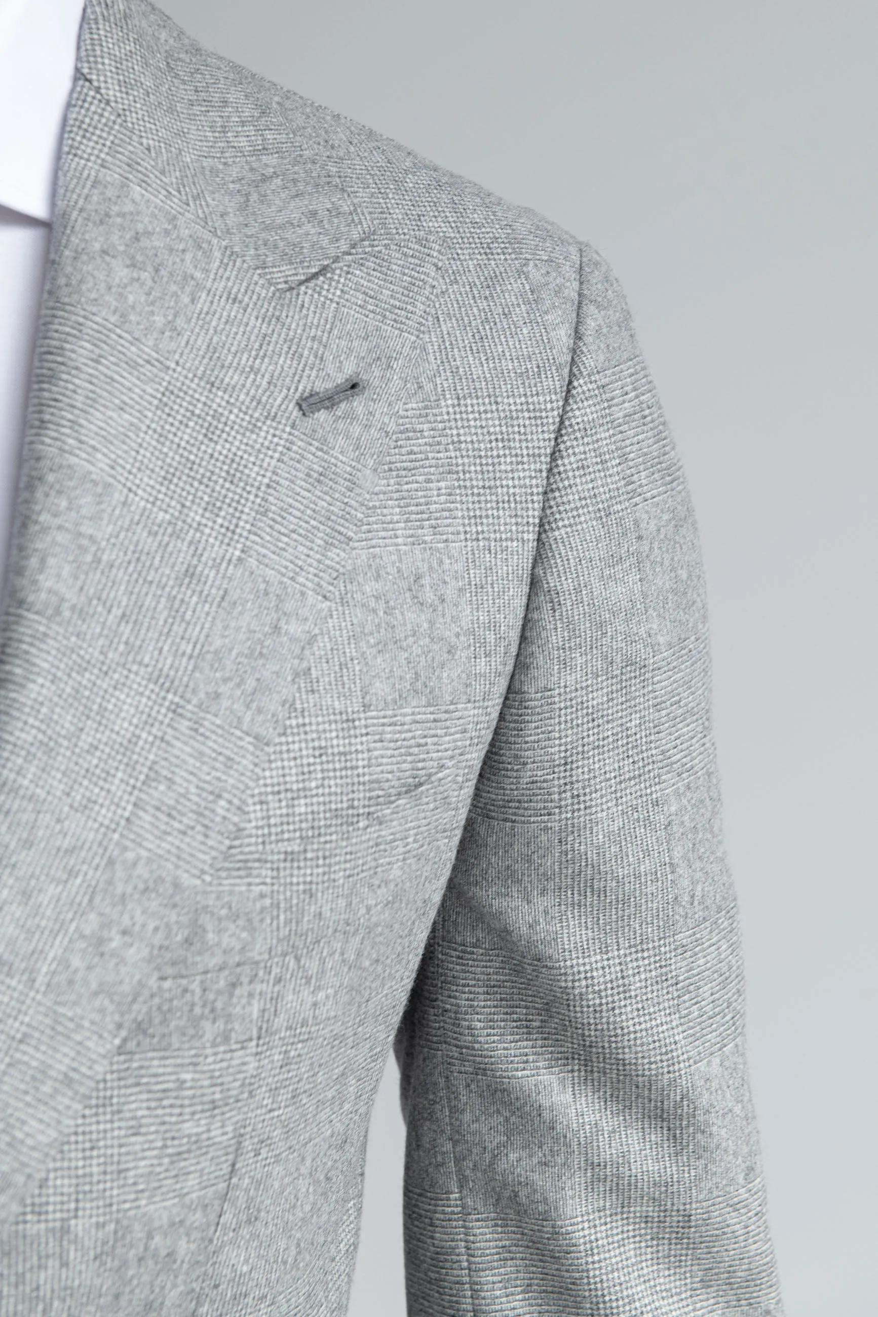 Grey Prince of Wales suit Soragna Capsule Collection - Made in Italy