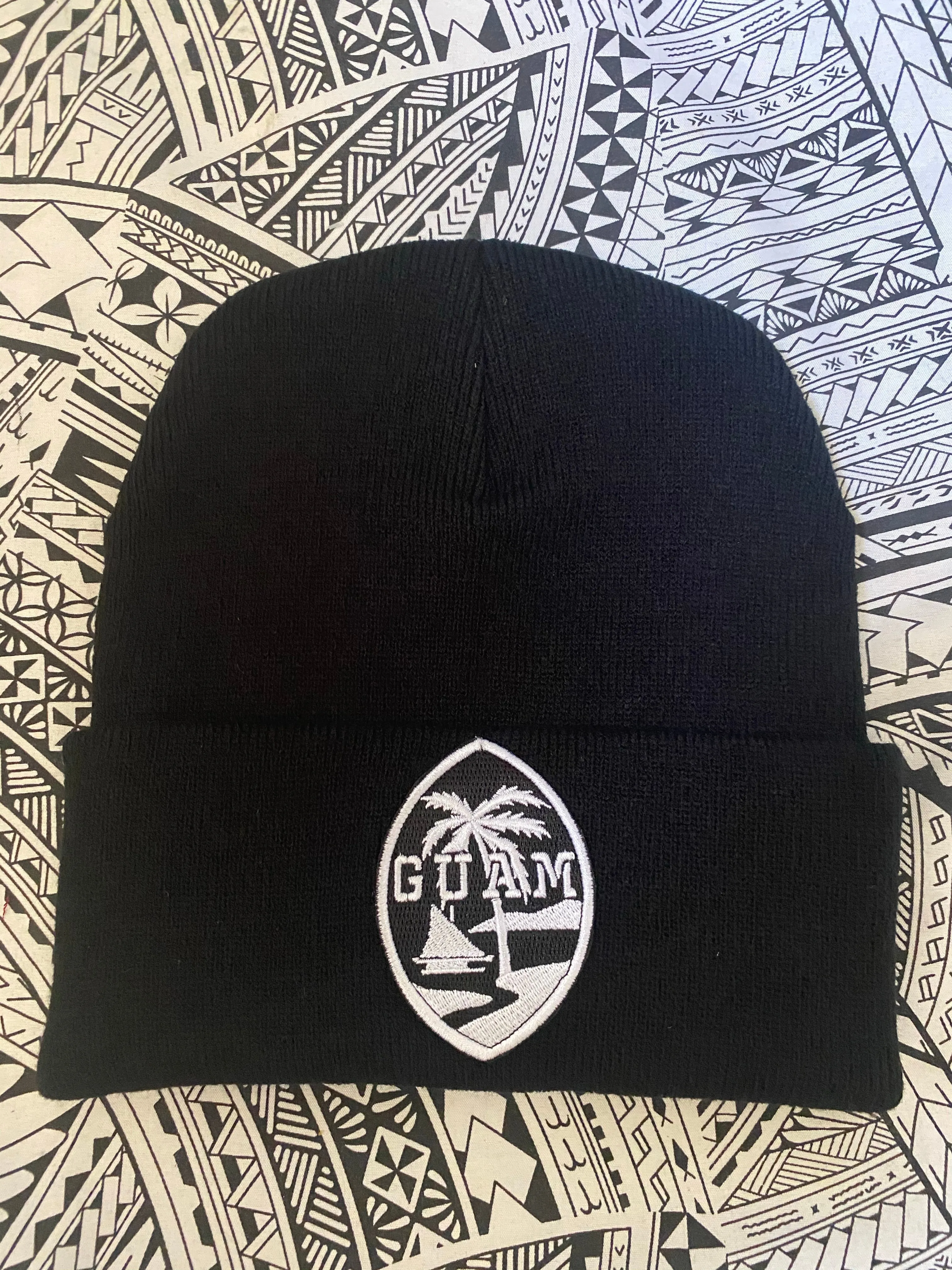 Guam Black Long Beanies