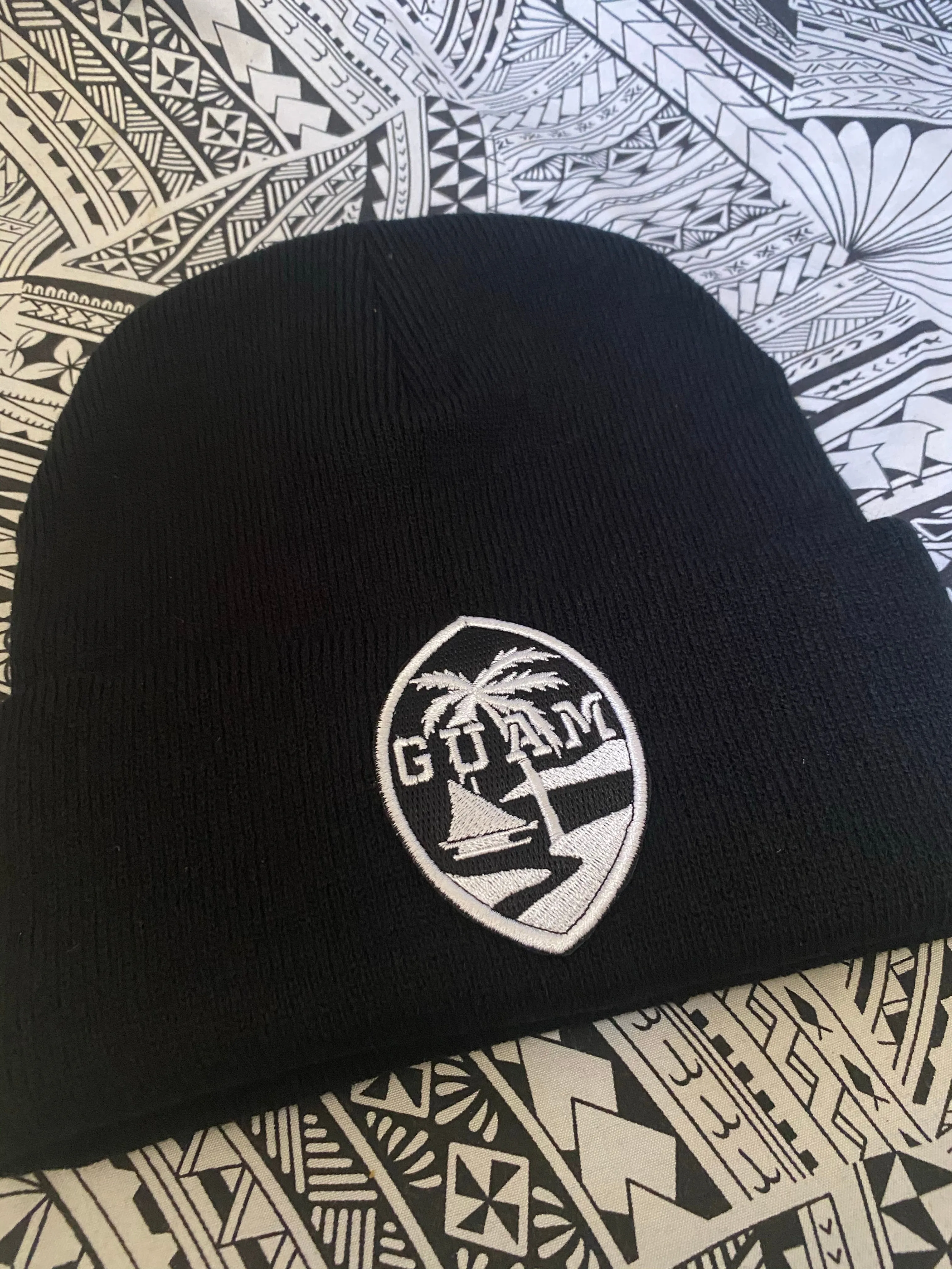 Guam Black Long Beanies