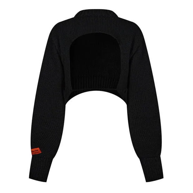 Heron Preston  |Crew Neck Casual Style Wool Rib Street Style Plain