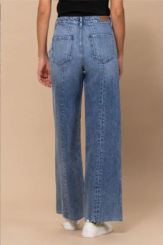 Hidden Wide Leg Jeans