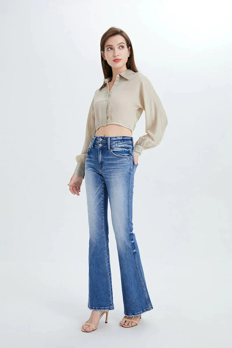 High Rise Flare Jeans