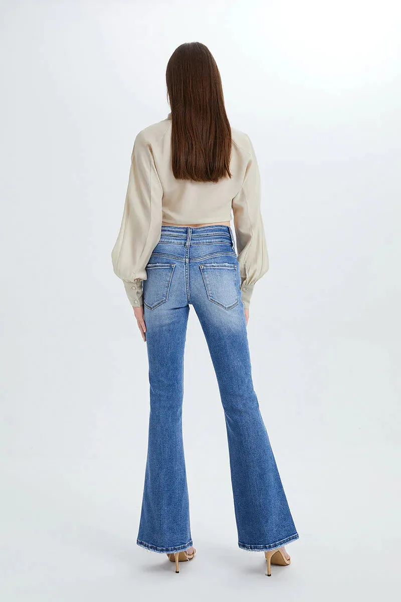 High Rise Flare Jeans