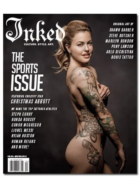 Inked Magazine: The Sports Issue Featuring Christmas Abbott - April 2016