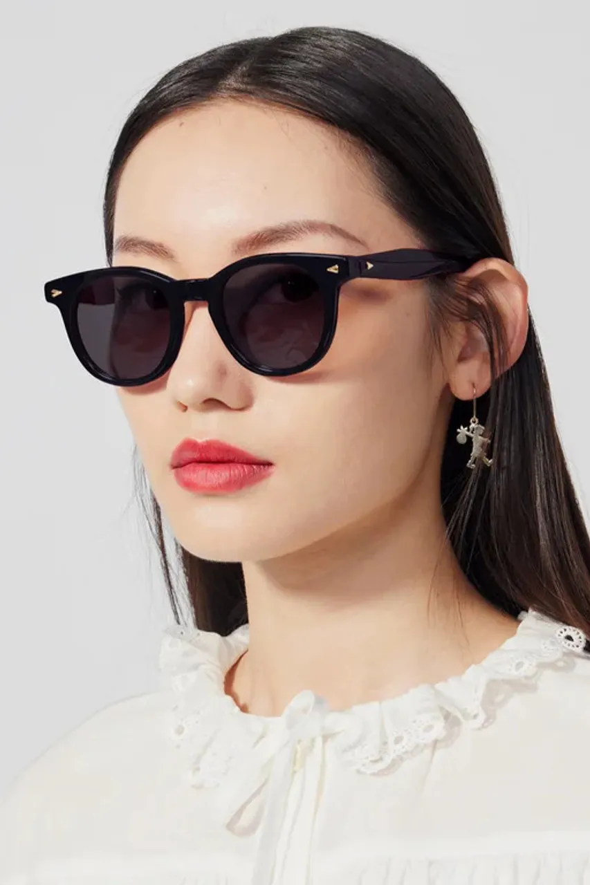 Karen Walker Wilderness Sunglasses, Black Gold