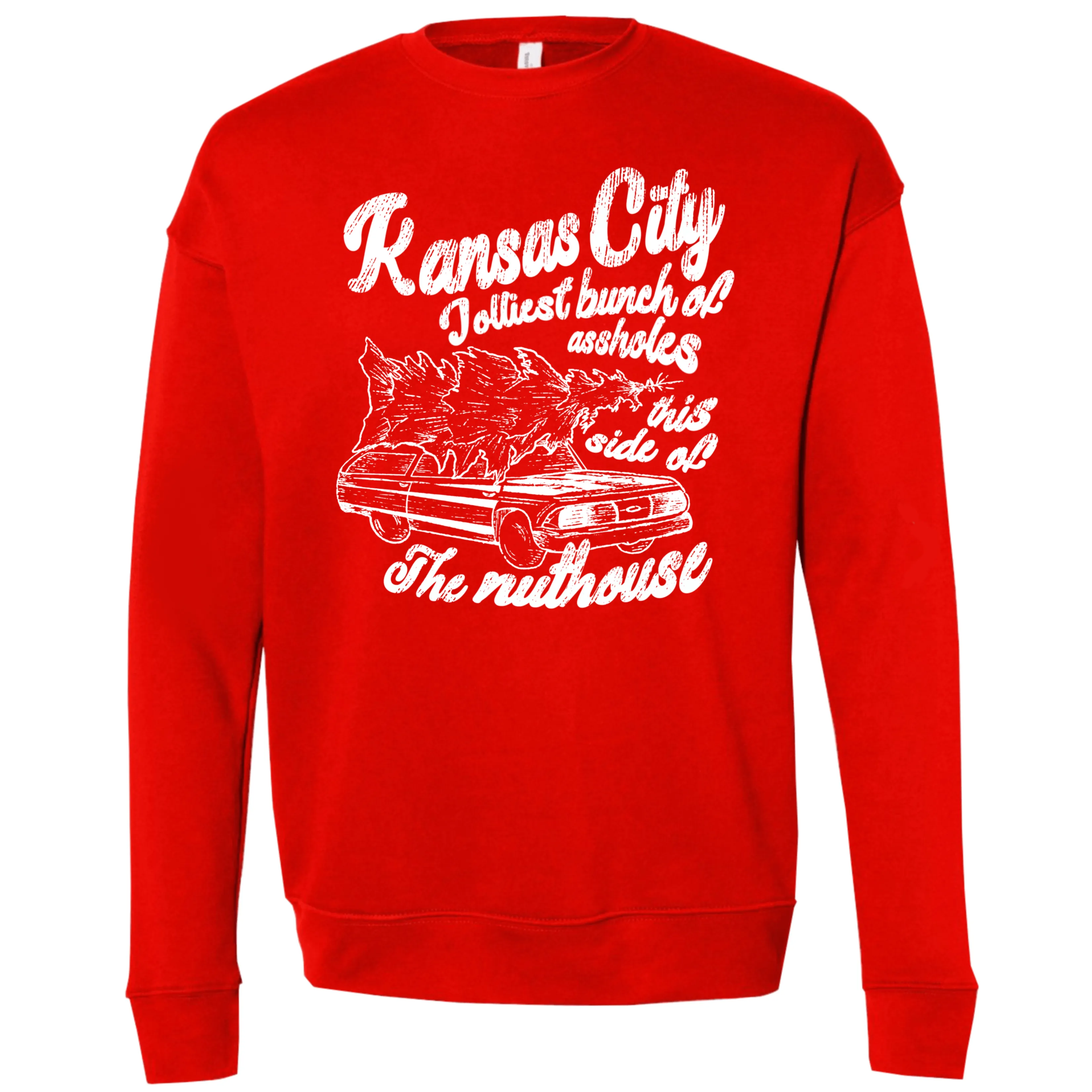 KC A Holes Sweatshirt - Red