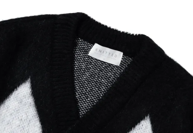 KNITTED  |Unisex Street Style Logo Cardigans