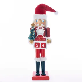 Kurt S. Adler 15 Wood Santa Calendar Nutcracker