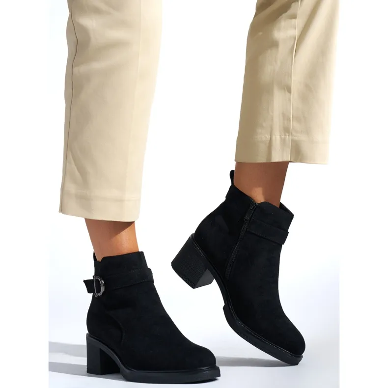 Ladies' black boots